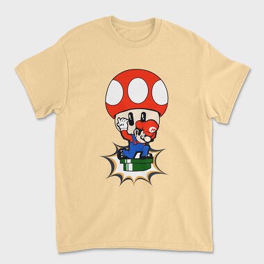 Moshroom Mario, Унисекс Мъжка Тениска