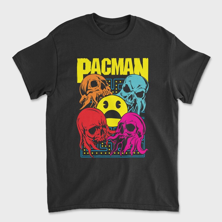 Pacman, Унисекс Мъжка Тениска