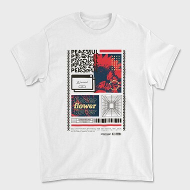 Peaceful 1, Unisex Men's T-Shirt