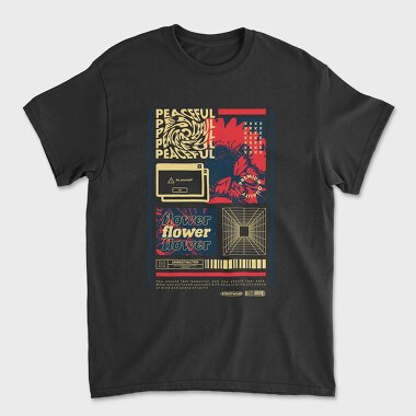 Peaceful 2, Unisex Men's T-Shirt