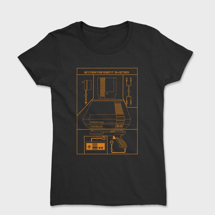 Retro Gaming Entertainment System, Women's T-Shirt