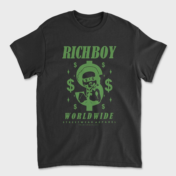 Richboy 2, Унисекс Мъжка Тениска