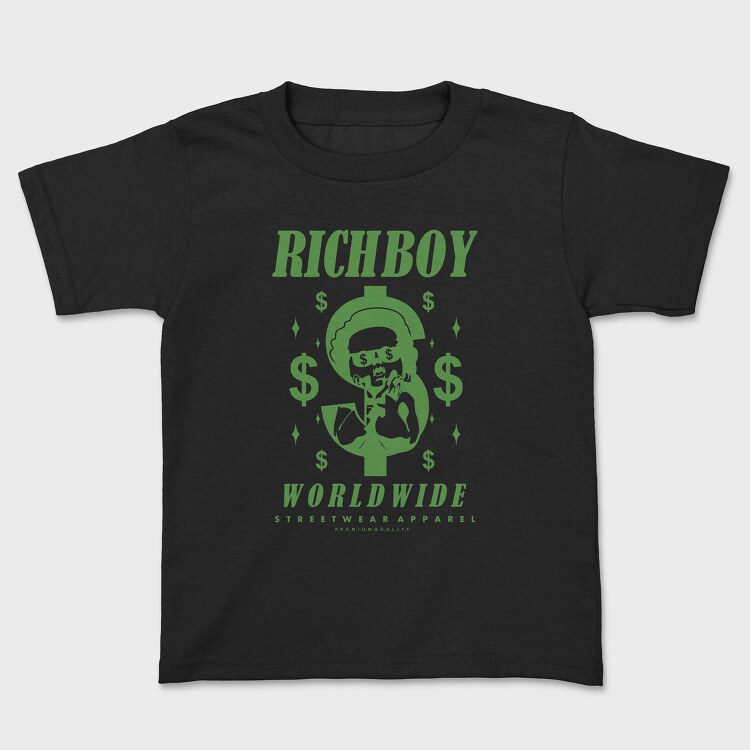 Richboy 2, Kids' T-Shirt