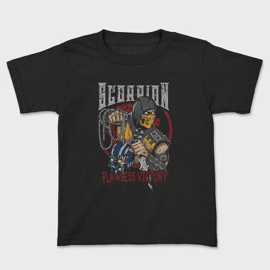 Scorpion Flawless Victory Mortal Kombat, Kids' T-Shirt