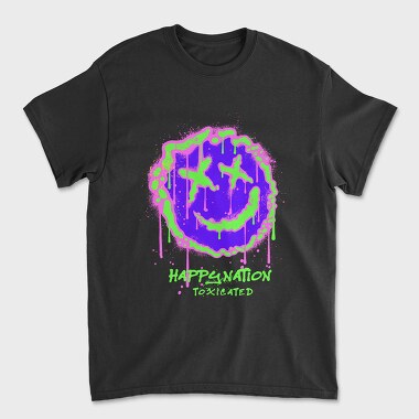 Smile Face, Unisex Men's T-Shirt
