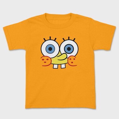 SpongeBob face 17, Kids' T-Shirt