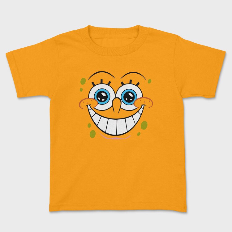 SpongeBob face 18, Kids' T-Shirt