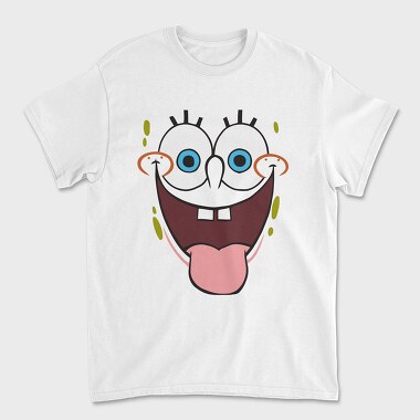 SpongeBob face 3, Unisex Men's T-Shirt