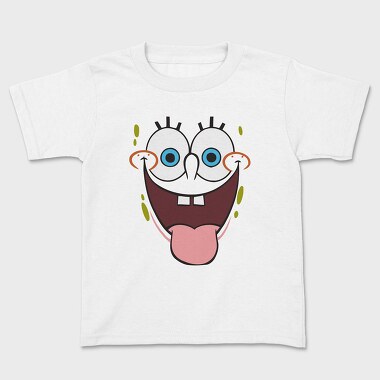 SpongeBob face 3, Kids' T-Shirt