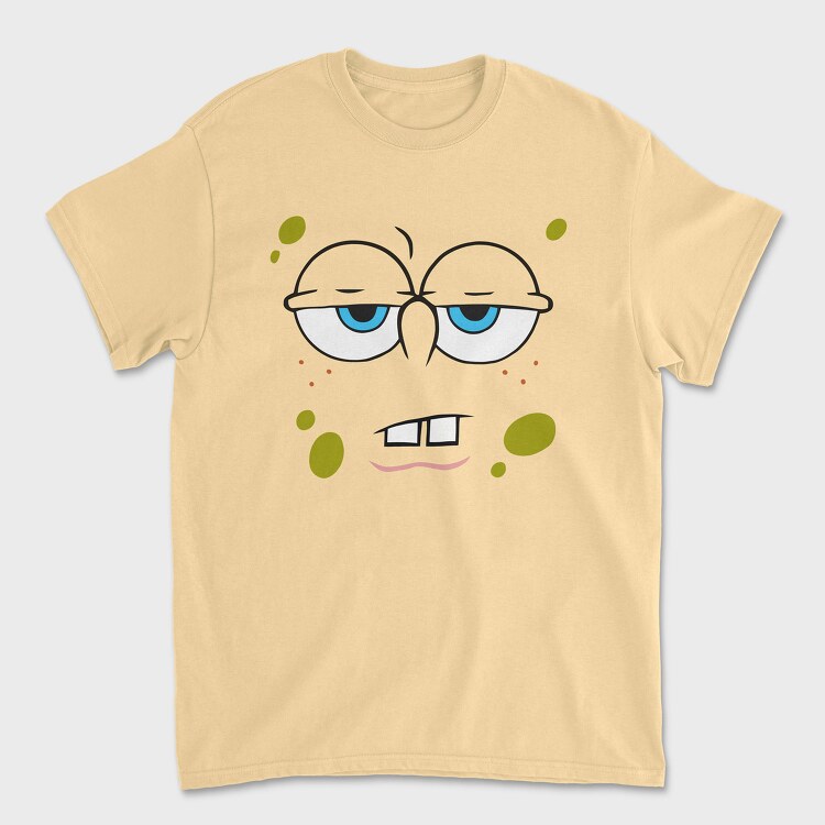 SpongeBob face 5, Unisex Men's T-Shirt
