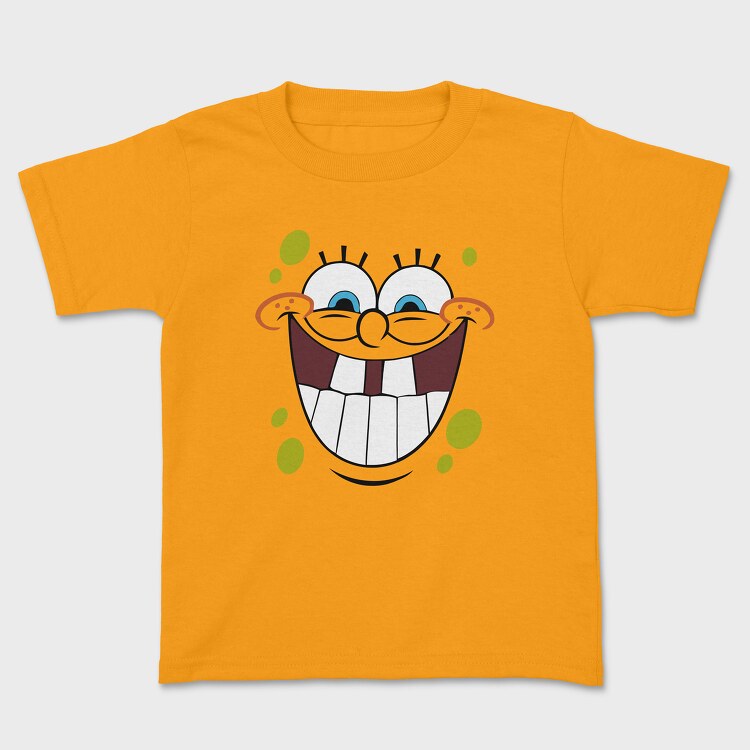 SpongeBob face 9, Kids' T-Shirt