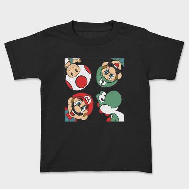 Super Mario 1, Kids' T-Shirt