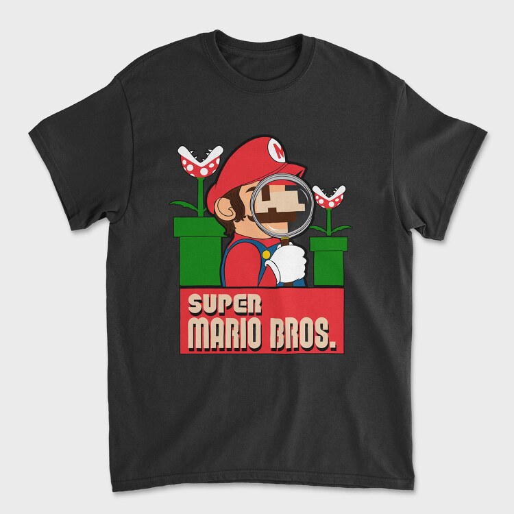 Super Mario Bros 2, Унисекс Мъжка Тениска