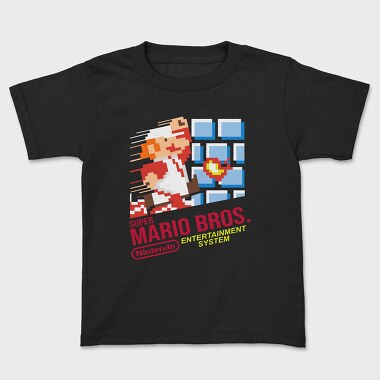 Super Mario Bros Nintendo, Kids' T-Shirt