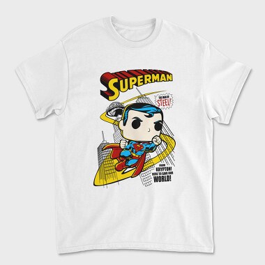 Superman Comics, Unisex Men's T-Shirt