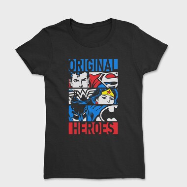Superman Wonder Women Batman, Дамска Тениска