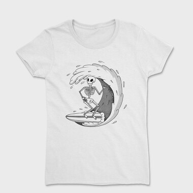 Surf Skeleton, Women's T-Shirt