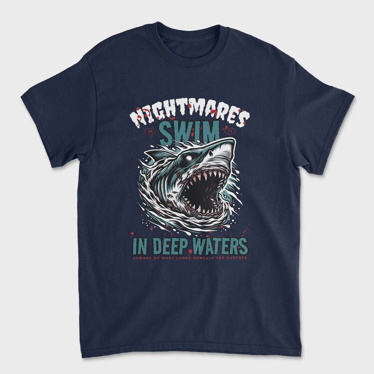 Swim in Deep Waters, Unisex Men's T-Shirt