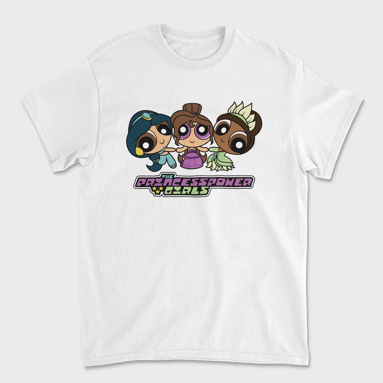 The Powerpuff Girls Jazmin Megara, Унисекс Мъжка Тениска