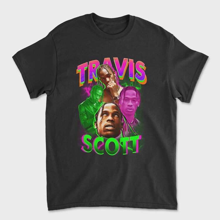 Travis Scott, Унисекс Мъжка Тениска
