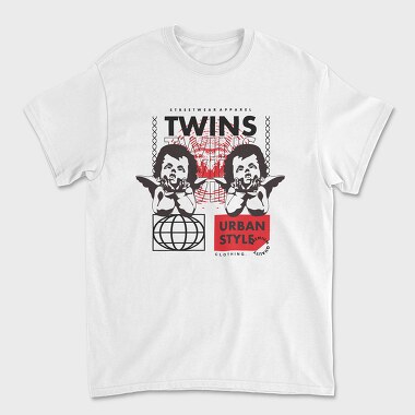Twins 1, Unisex Men's T-Shirt