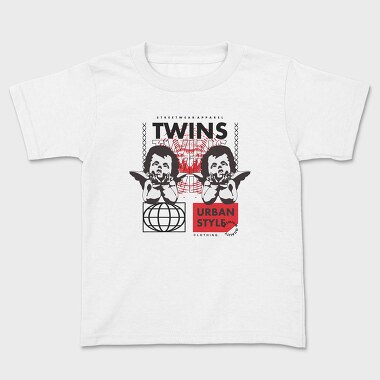 Kids' T-Shirt, Twins 1
