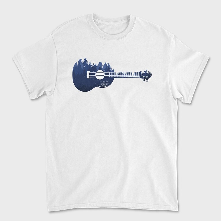 Ukulele Landscape, Унисекс Мъжка Тениска