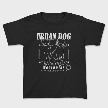 Kids' T-Shirt, Urban Dog 1