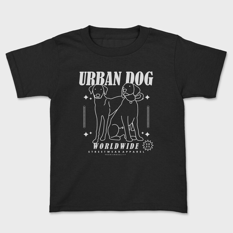 Urban Dog 1, Kids' T-Shirt