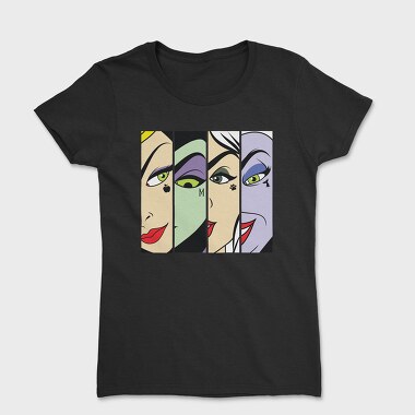 Villanas Disney Faces, Women's T-Shirt