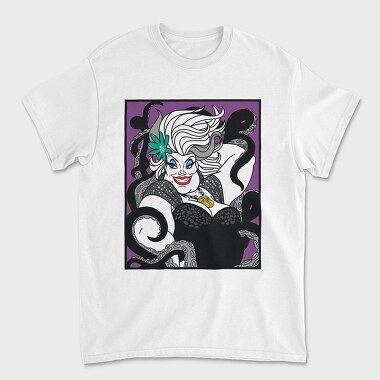 Villanas Disney Ursula C, Unisex Men's T-Shirt