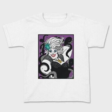 Villanas Disney Ursula C, Kids' T-Shirt