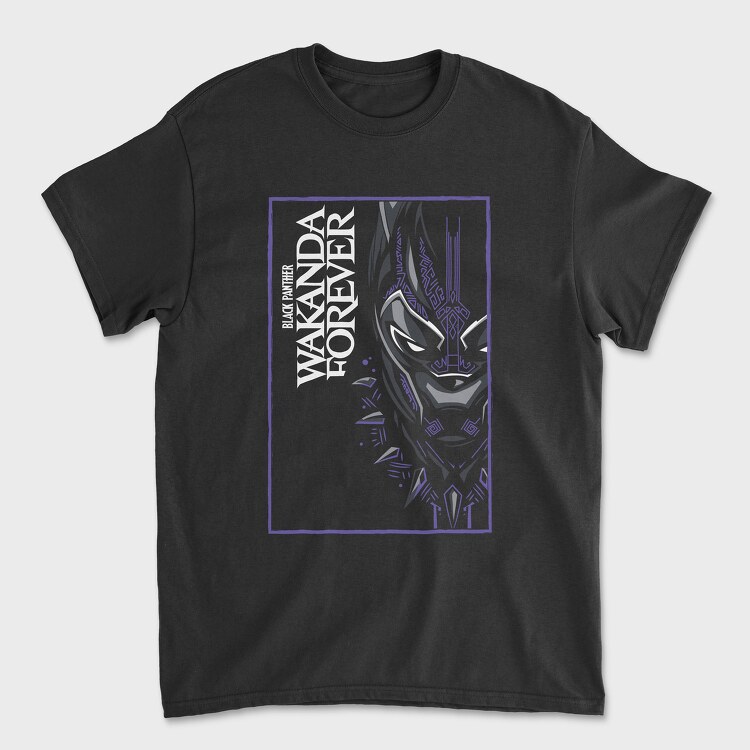 wakanda forever, Унисекс Мъжка Тениска