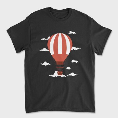 Hot Air Balloon, Unisex Men's T-Shirt