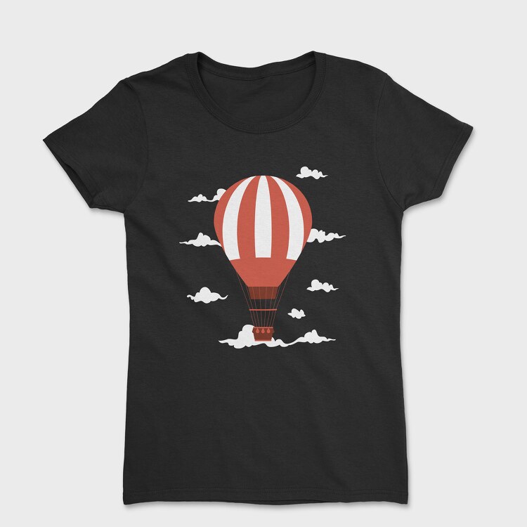 Hot Air Balloon, Дамска Тениска