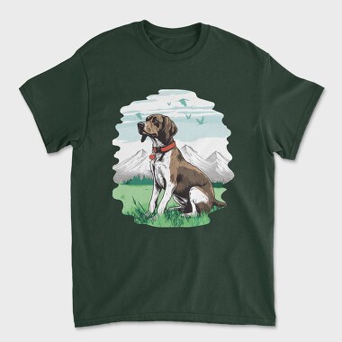 Unisex Men's T-Shirt, Hound Dog Mountains