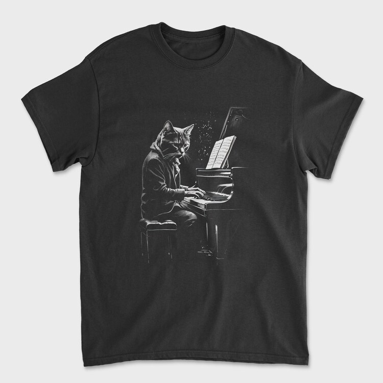 Catpiano, Унисекс Мъжка Тениска