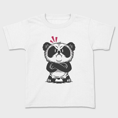 Angry Panda, Kids' T-Shirt