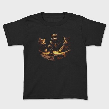 Cats Game, Kids' T-Shirt