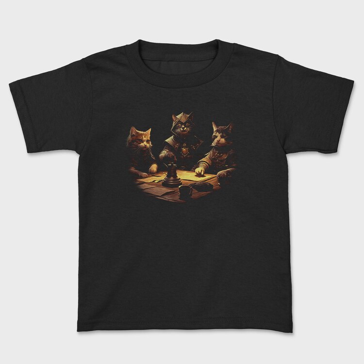 Cats Game, Kids' T-Shirt