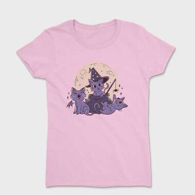 Cats Halloween Composition, Women's T-Shirt