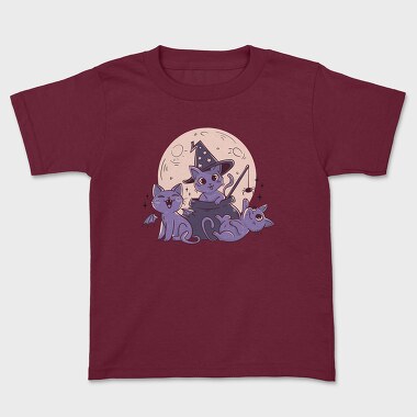 Cats Halloween Composition, Kids' T-Shirt