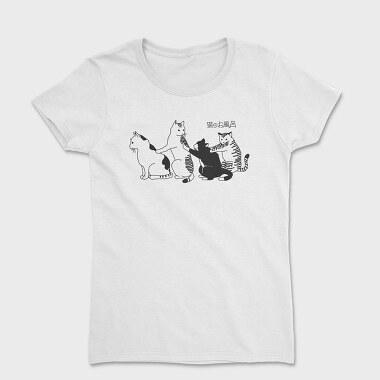 Cats Japanese Bath, Women's T-Shirt