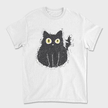 Electrocuted Cat, Unisex Men's T-Shirt