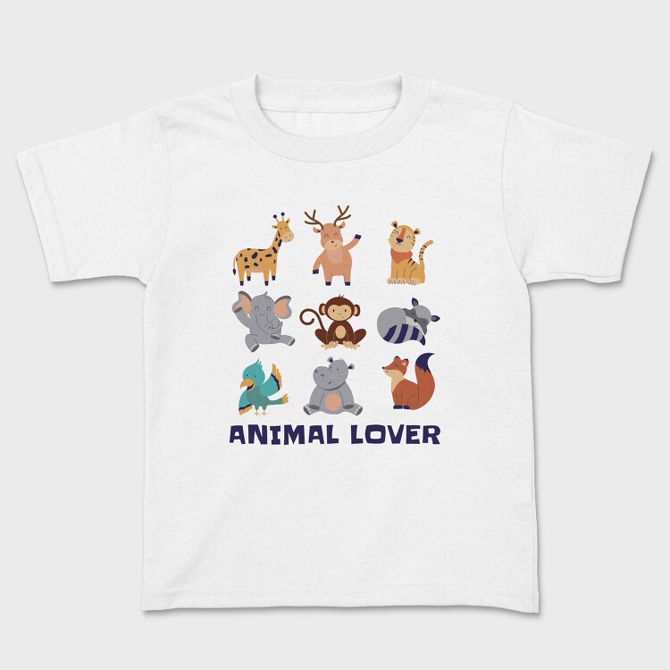Animal Lover Cartoons, Детска Тениска
