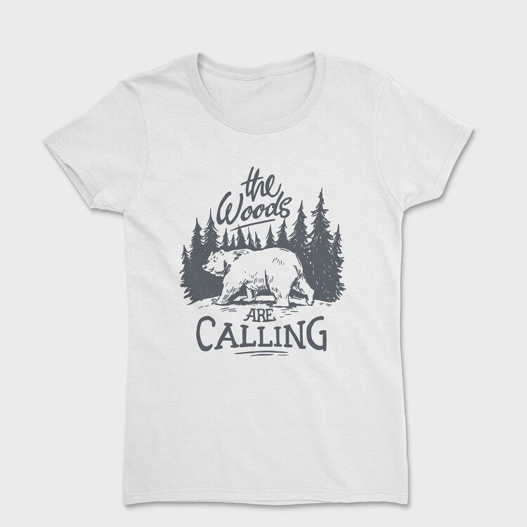 The Woods Are Calling Bear, Дамска Тениска
