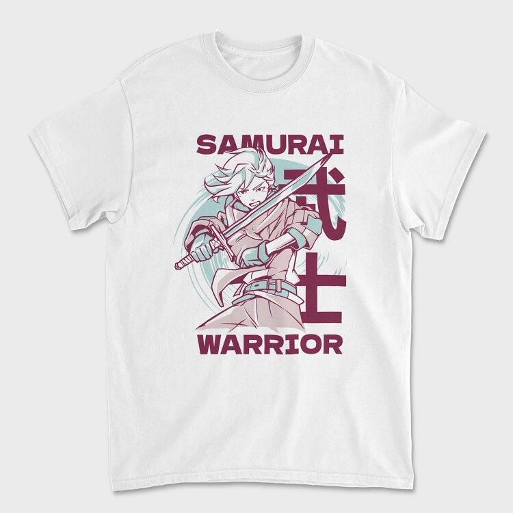 Anime Samurai Warrior, Unisex Men's T-Shirt