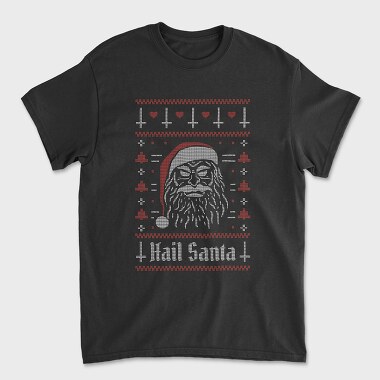 Evil Santa Ugly Sweater, Unisex Men's T-Shirt