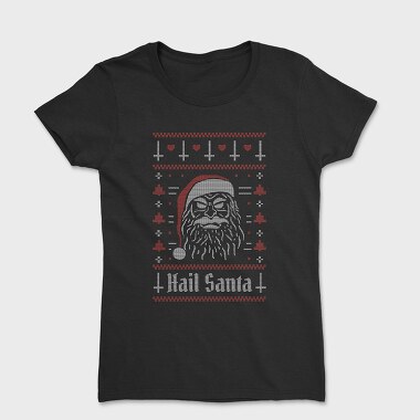 Evil Santa Ugly Sweater, Women's T-Shirt