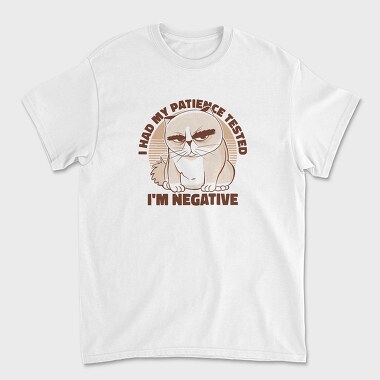 I Had My Patience Tested, Unisex Men's T-Shirt